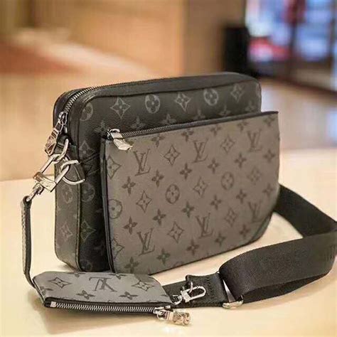 lv trio messenger monogram eclipse